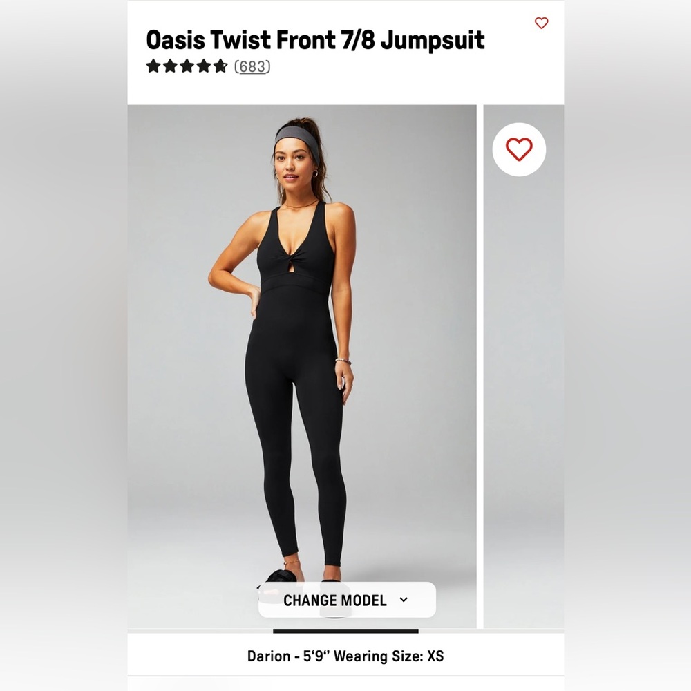 Fabletics Oasis Twist 7/8 Bodysuit
